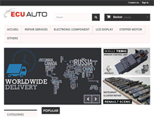 Tablet Screenshot of ecu-auto.com